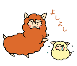 cute alpaca sticker sticker #5327406