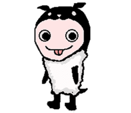 Ninja and dogs and cats and sheep sticker #5327455