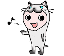 Ninja and dogs and cats and sheep sticker #5327456