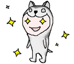 Ninja and dogs and cats and sheep sticker #5327459