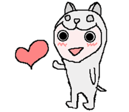 Ninja and dogs and cats and sheep sticker #5327460