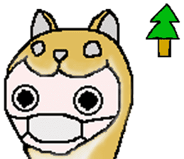 Ninja and dogs and cats and sheep sticker #5327462