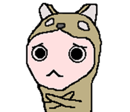 Ninja and dogs and cats and sheep sticker #5327465