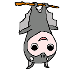 Ninja and dogs and cats and sheep sticker #5327468