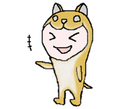 Ninja and dogs and cats and sheep sticker #5327486