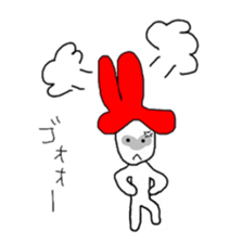 Long ear spaceman sticker #5327506