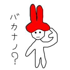 Long ear spaceman sticker #5327509