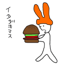 Long ear spaceman sticker #5327518