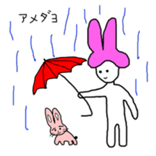 Long ear spaceman sticker #5327524