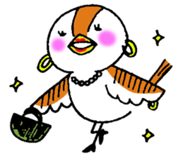 Birds of chiyoko-chan sticker #5327983