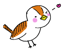 Birds of chiyoko-chan sticker #5327987