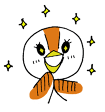 Birds of chiyoko-chan sticker #5327997