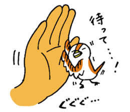 Birds of chiyoko-chan sticker #5328006