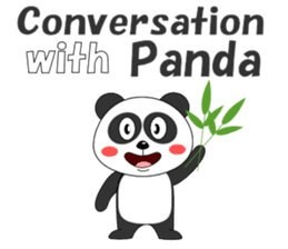 Conversation with Panda English sticker #5328052