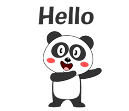 Conversation with Panda English sticker #5328054