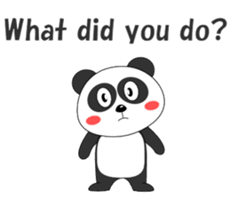 Conversation with Panda English sticker #5328061