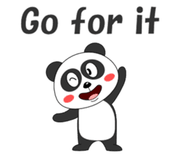 Conversation with Panda English sticker #5328065