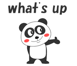 Conversation with Panda English sticker #5328075