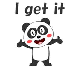 Conversation with Panda English sticker #5328076