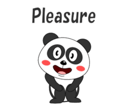 Conversation with Panda English sticker #5328078