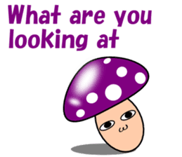 Loose mushrooms English sticker #5328173