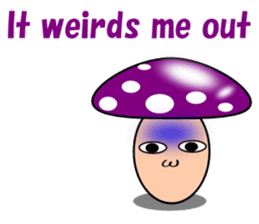 Loose mushrooms English sticker #5328175