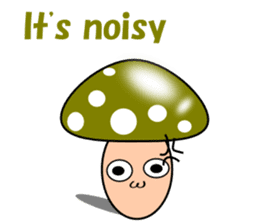 Loose mushrooms English sticker #5328176