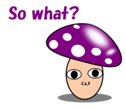 Loose mushrooms English sticker #5328180