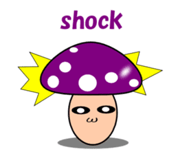 Loose mushrooms English sticker #5328196