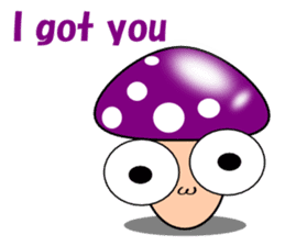 Loose mushrooms English sticker #5328197