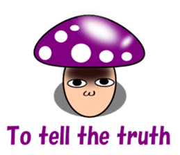 Loose mushrooms English sticker #5328201