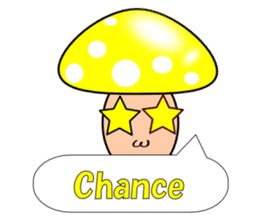 Loose mushrooms English sticker #5328205