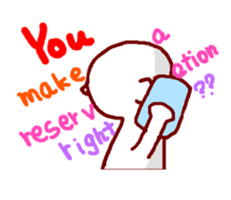 Outing sticker English version sticker #5328377