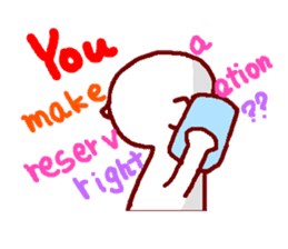 Outing sticker English version sticker #5328377