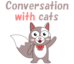 Conversation with cats English sticker #5328412