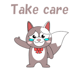 Conversation with cats English sticker #5328442