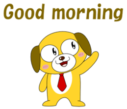 Conversation with dogs English sticker #5328773