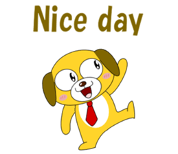 Conversation with dogs English sticker #5328776