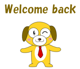 Conversation with dogs English sticker #5328777