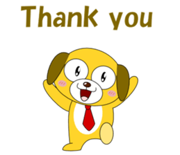 Conversation with dogs English sticker #5328779