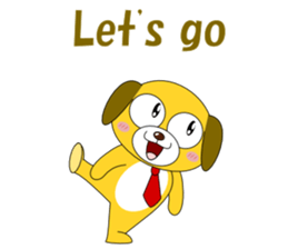 Conversation with dogs English sticker #5328783