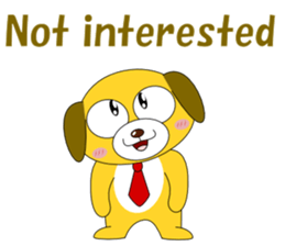 Conversation with dogs English sticker #5328800