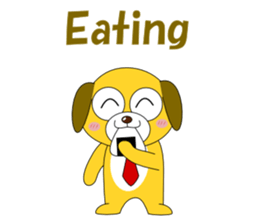 Conversation with dogs English sticker #5328804