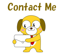 Conversation with dogs English sticker #5328805