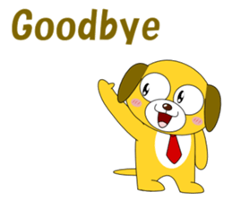 Conversation with dogs English sticker #5328811