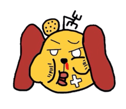 Antenna dog sticker #5329258