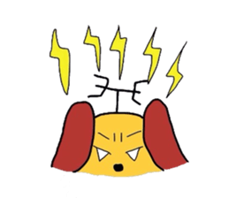 Antenna dog sticker #5329259