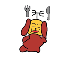 Antenna dog sticker #5329278