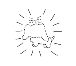 Antenna dog sticker #5329283