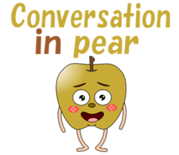 Conversation in pear English sticker #5330972
